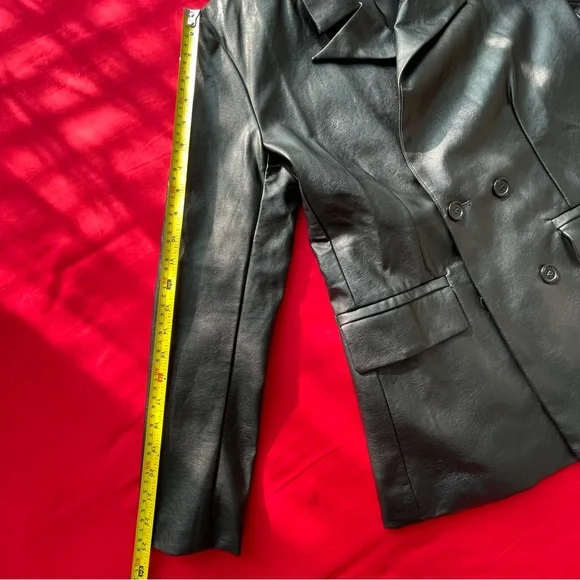 Princess Polly Ellen Faux Leather Blazer - Picture 7 of 10